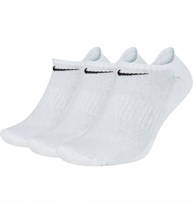Nike Everyday Cushioned No Show Training Socks (3 Pack) SX7673-100 Nike Everyday Cushioned No Show Training Socks (3 Pack) SX7673-100